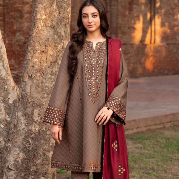 Lawn Embroidery 3pc suit C10