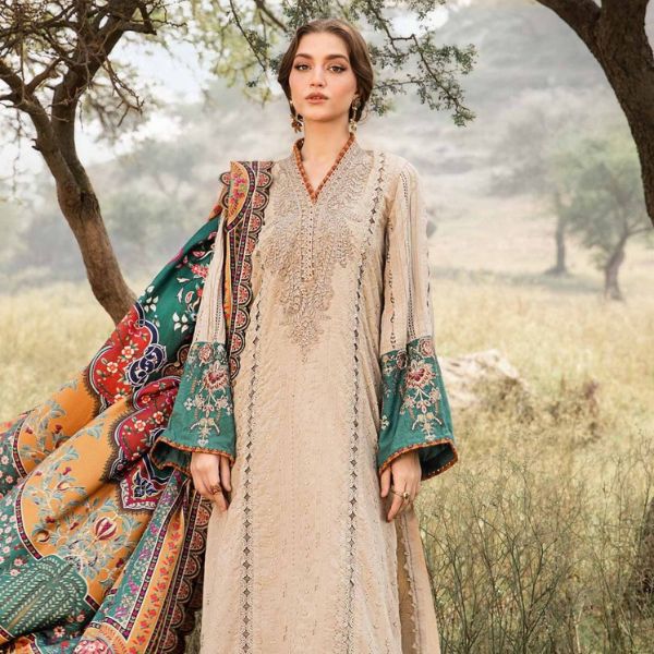 Lawn Embroidery 3pc suit C12