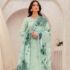 Lawn Embroidered 3pc suit C49