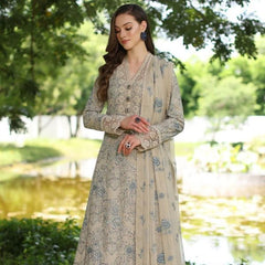 Lawn Embroidered 3pc suit C44