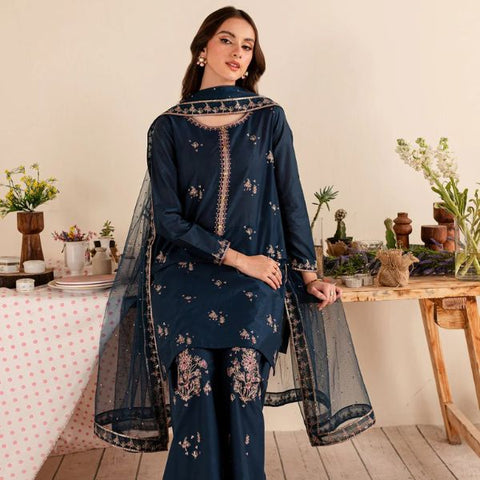 Lawn Embroidered 3pc suit C39