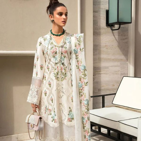 Lawn Embroidered 3pc suit C31