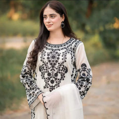 Lawn Embroidered 3pc suit C30