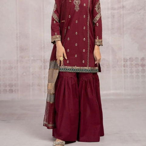 Lawn Embroidery 3pc suit C16