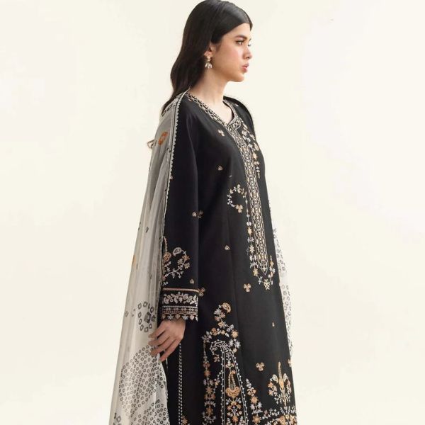 Lawn Embroidered 3pc suit C43