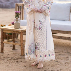 Lawn Embroidered 3pc suit C47