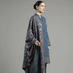 KARANDI 3PC EMBROIDERED DRESS EMBROIDERED SHAWL A12