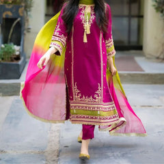 Lawn Emboidery 3pc suit C17