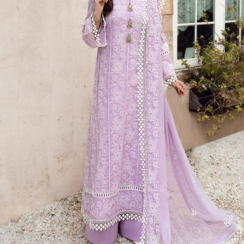 Lawn Embroidered 3pc suit C18