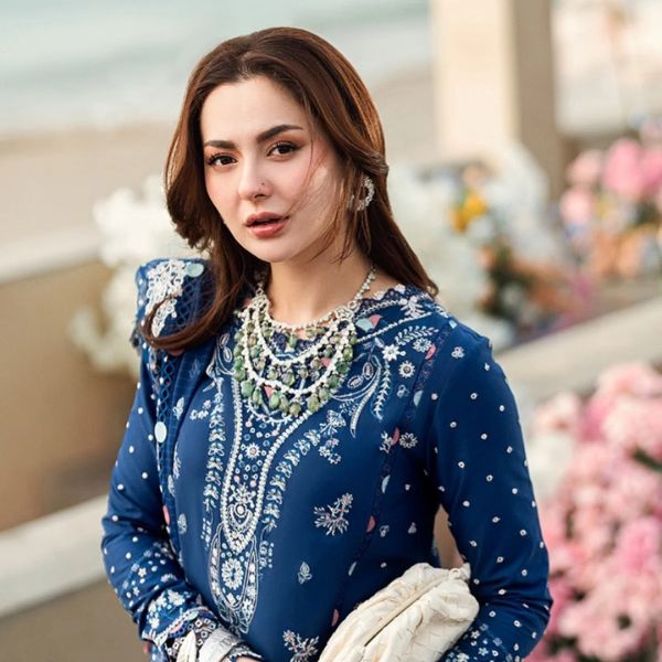 Lawn Embroidered 3pc suit C48