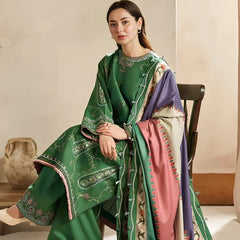 MAREENA 3PC EMBROIDERED DRESS EMBROIDERED SHAWL A15