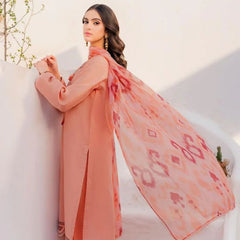 Lawn Embroidered 3pc suit C06