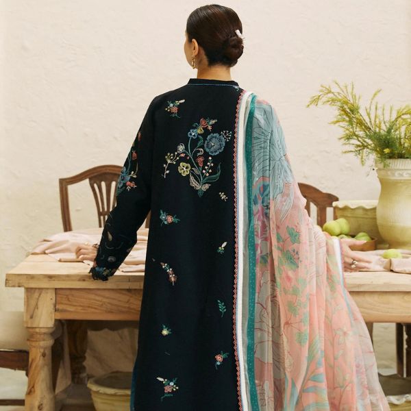 Lawn Embroidered 3pc suit C34