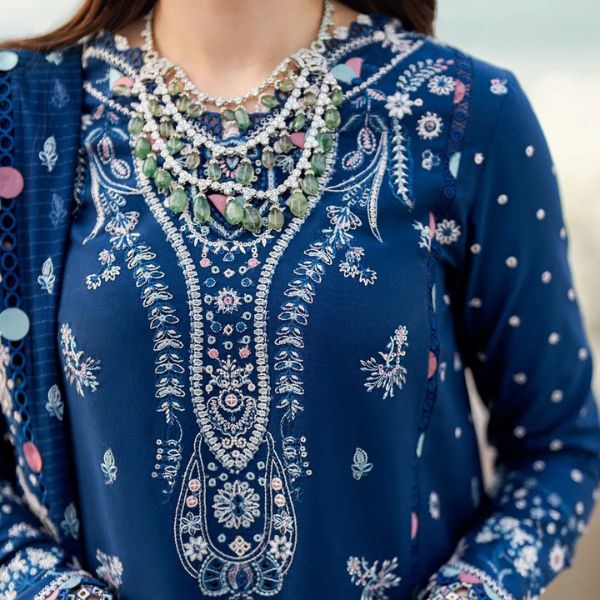Lawn Embroidered 3pc suit C48