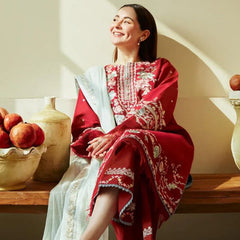 Lawn Embroidered 3pc suit C40