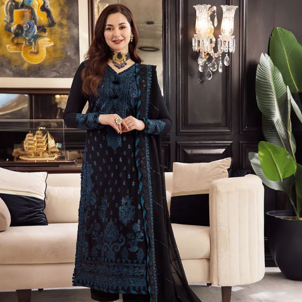 Lawn Embroidered 3pc suit C33